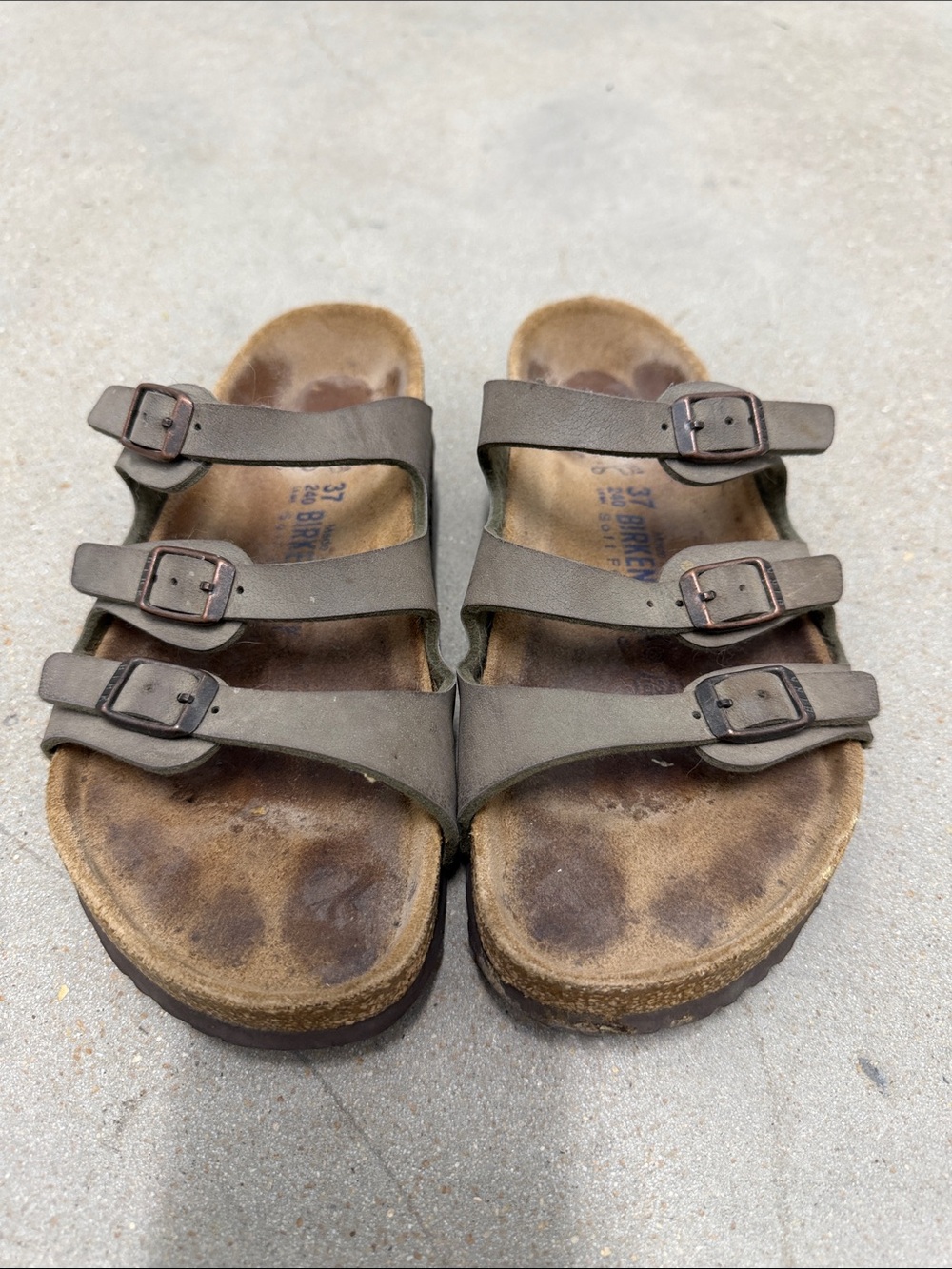 Birkenstock Women's Triple Strap Sandals in Brown